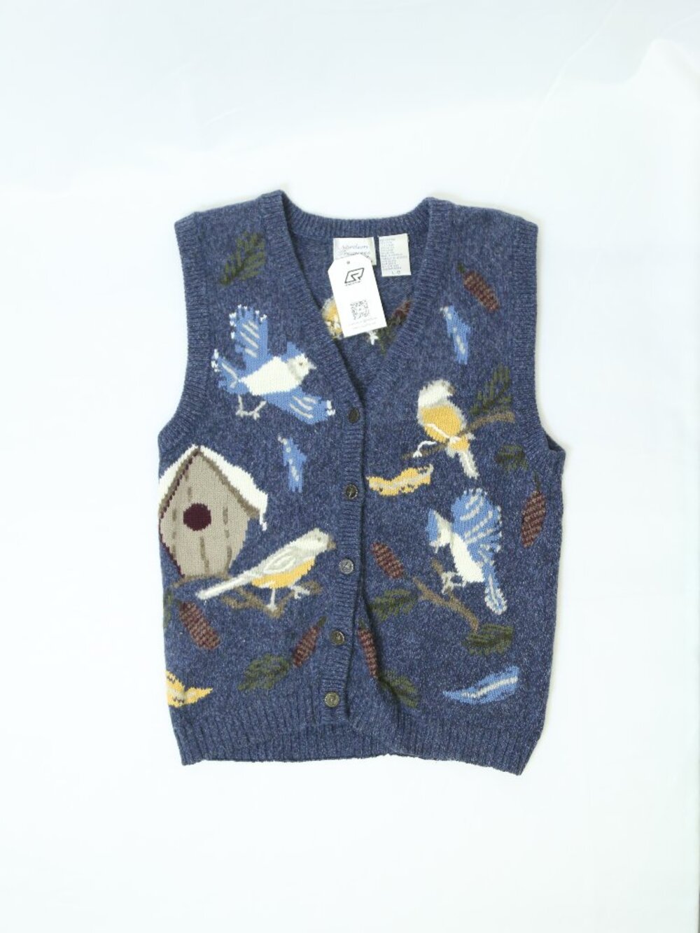 Men's Vintage Northern Treasures Sweater Vest Size Large